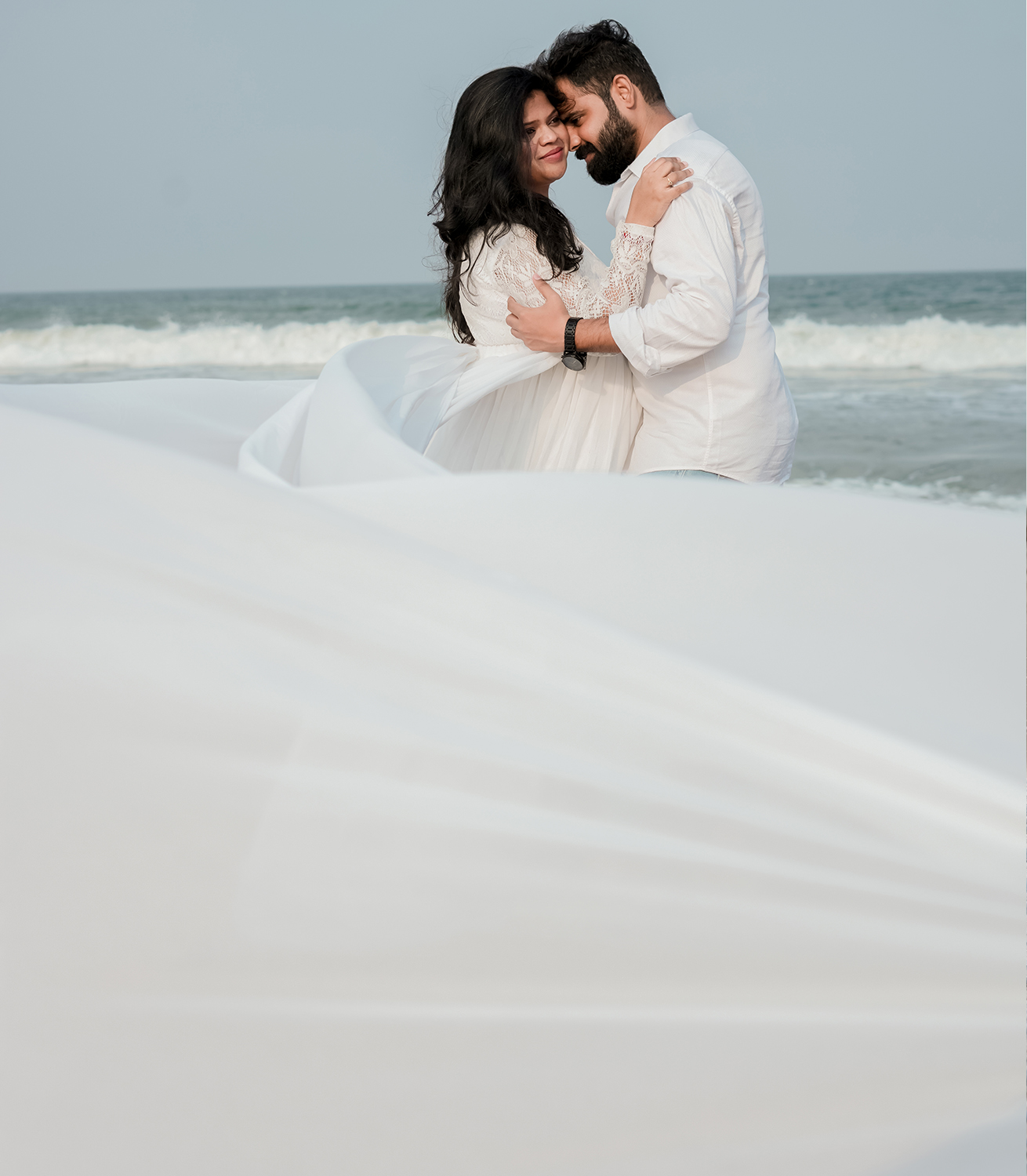 White Long Tail Gown 3