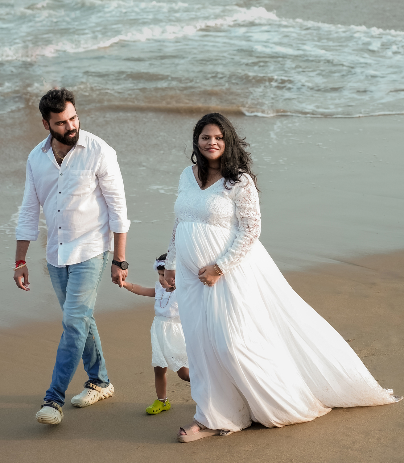 White Long Tail Gown 4